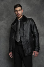 Chaqueta Leon Kennedy Resident Evil Requiem cuero genuino