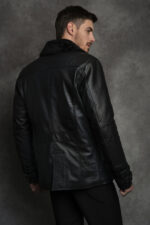 Chaqueta Leon Kennedy Resident Evil Requiem cuero genuino